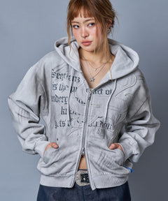 SEQUENZ（シークエンズ）】SQNZ ZIP P/K / ジップパーカー 裏起毛