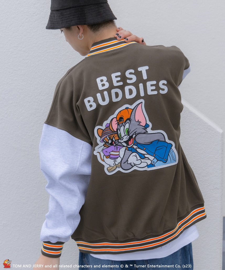 SEQUENZシークエンズ】 TOM and JERRY CLASSIC STADIUM JACKET / トム