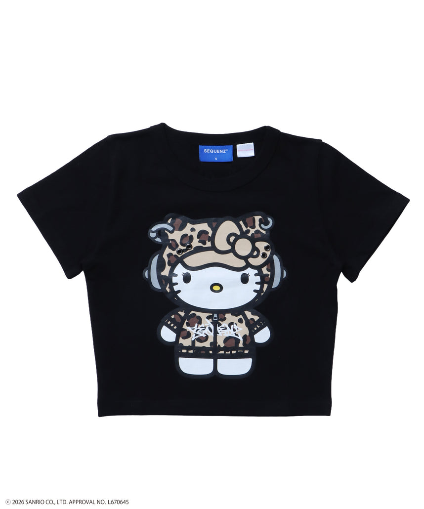 sqnz（エスキュンズ）】HK EYELET TEE / ハローキティ キティちゃん