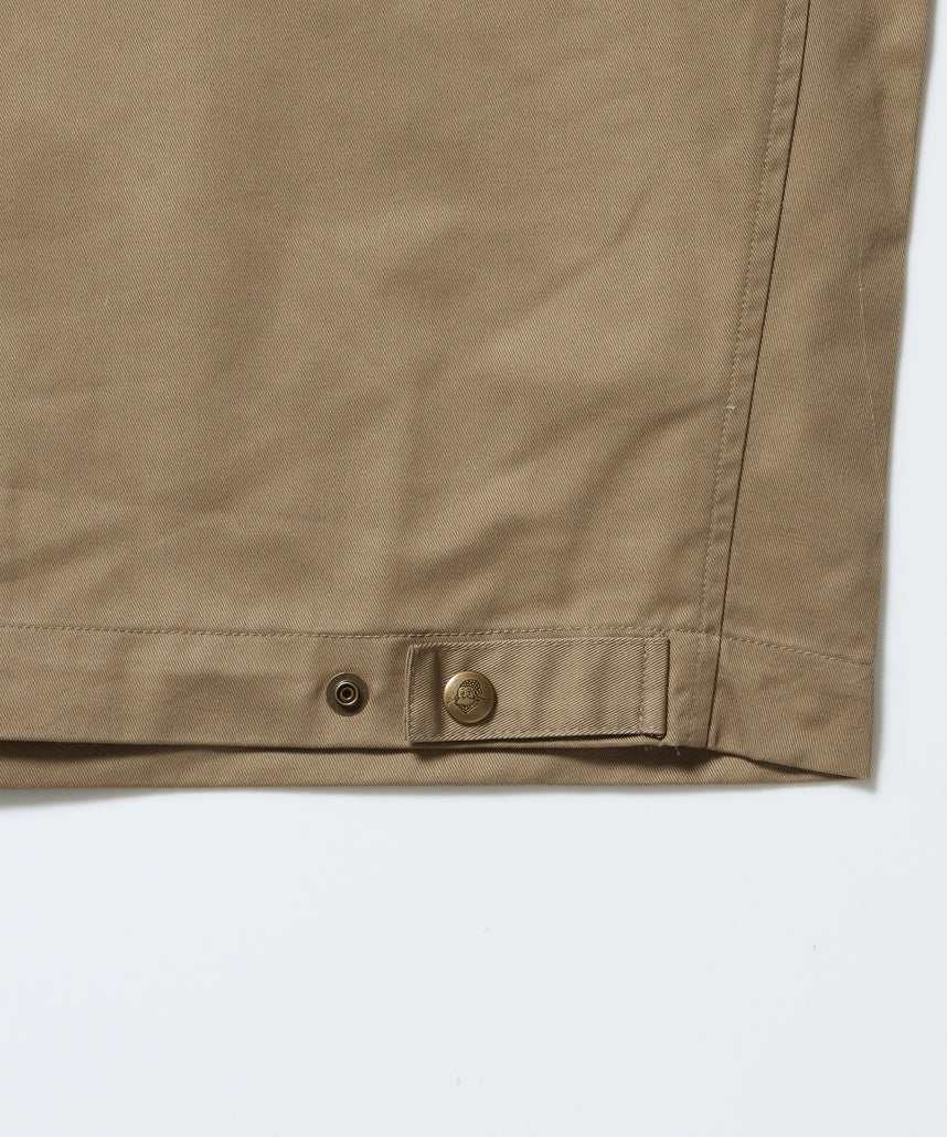 EISENHOWER LITE JACKET / ジャケット ツイル アジャスター ダブルジップ ワーク ワンポイント ベージュ