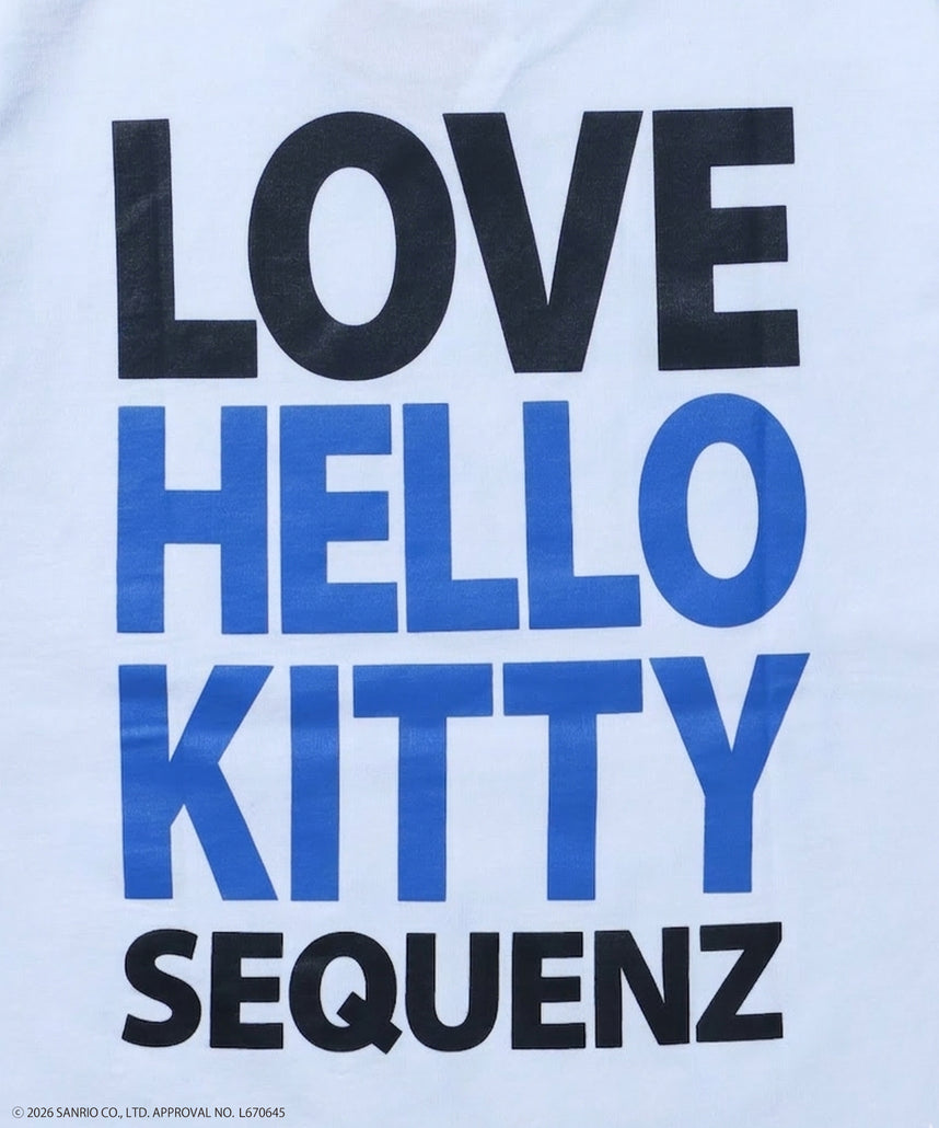 sqnz（エスキュンズ）】HK LOVE SEQUENZ TEE / ハローキティ キティ