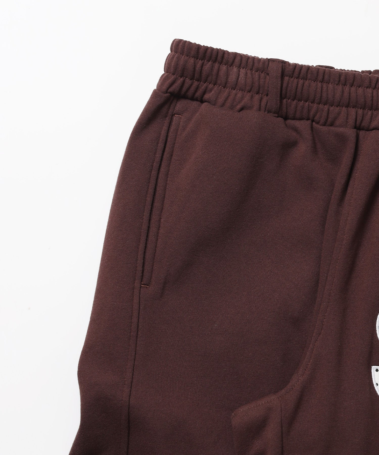※WEB限定 / ギンガムドットロゴスウェットパンツ / sqnzU spiral applique sweat pants