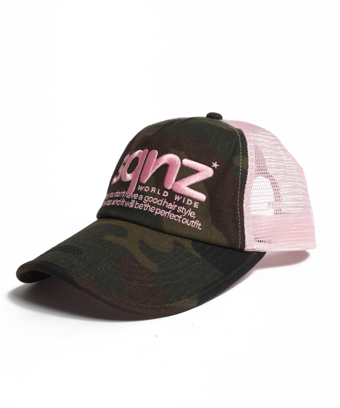 ※WEB限定 / 刺繍 / メッシュキャップ / sqnz mesh logo cap 柄80