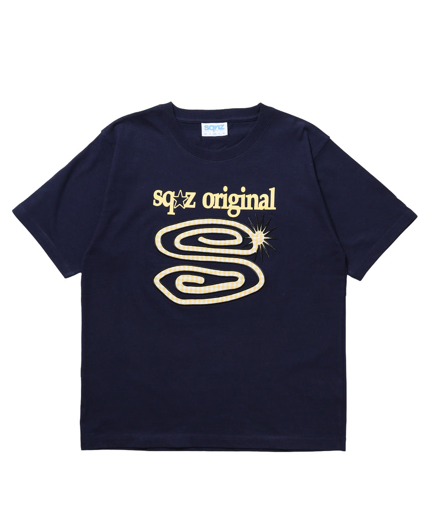 sqnz（エスキュンズ）】sqnz guru-guru patchwork tee / ユニセックス