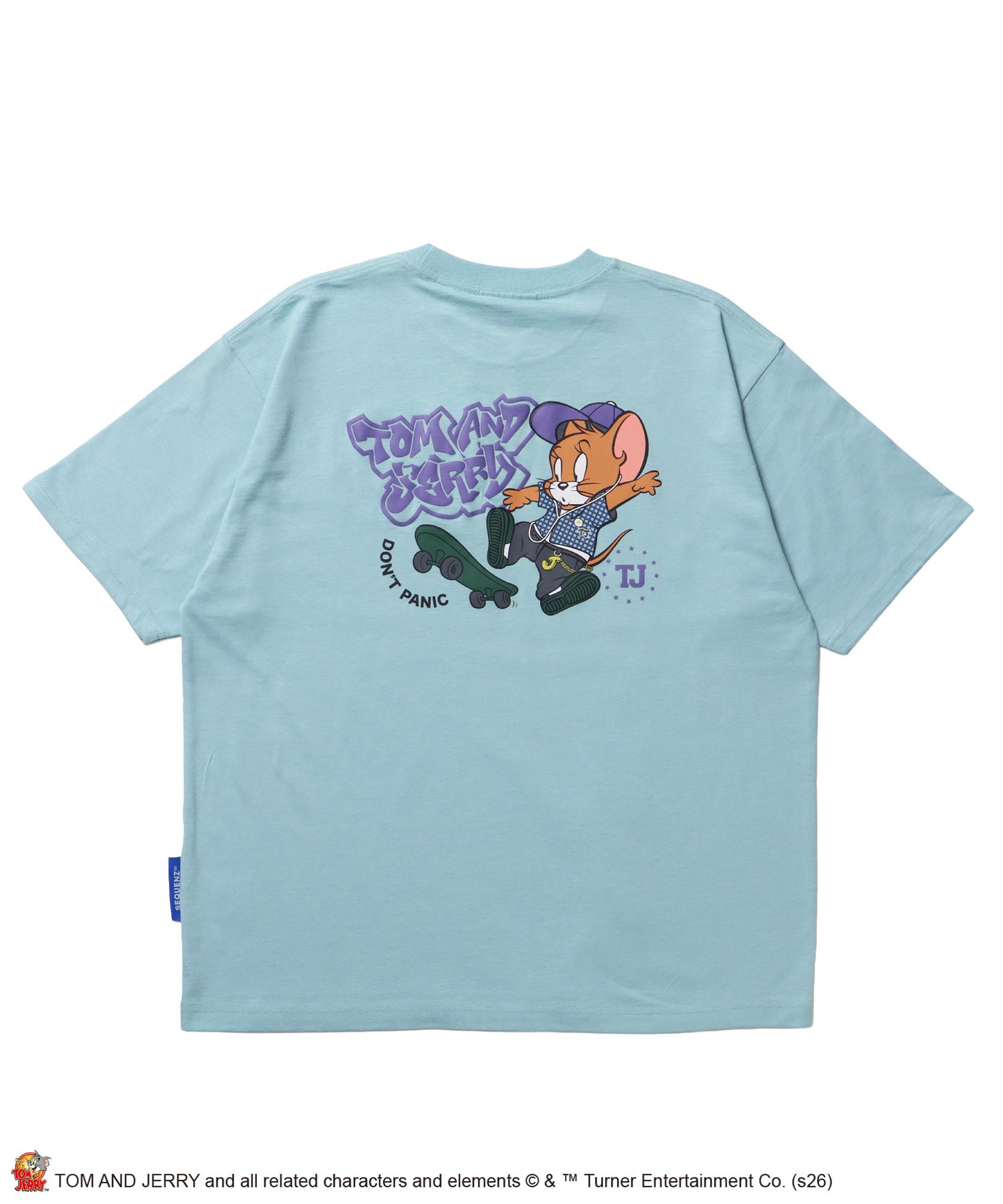 TJ SKATE BOARD TEE / トムとジェリー Tシャツ 半袖 クルーネック プリント オーバーサイズ グリーン