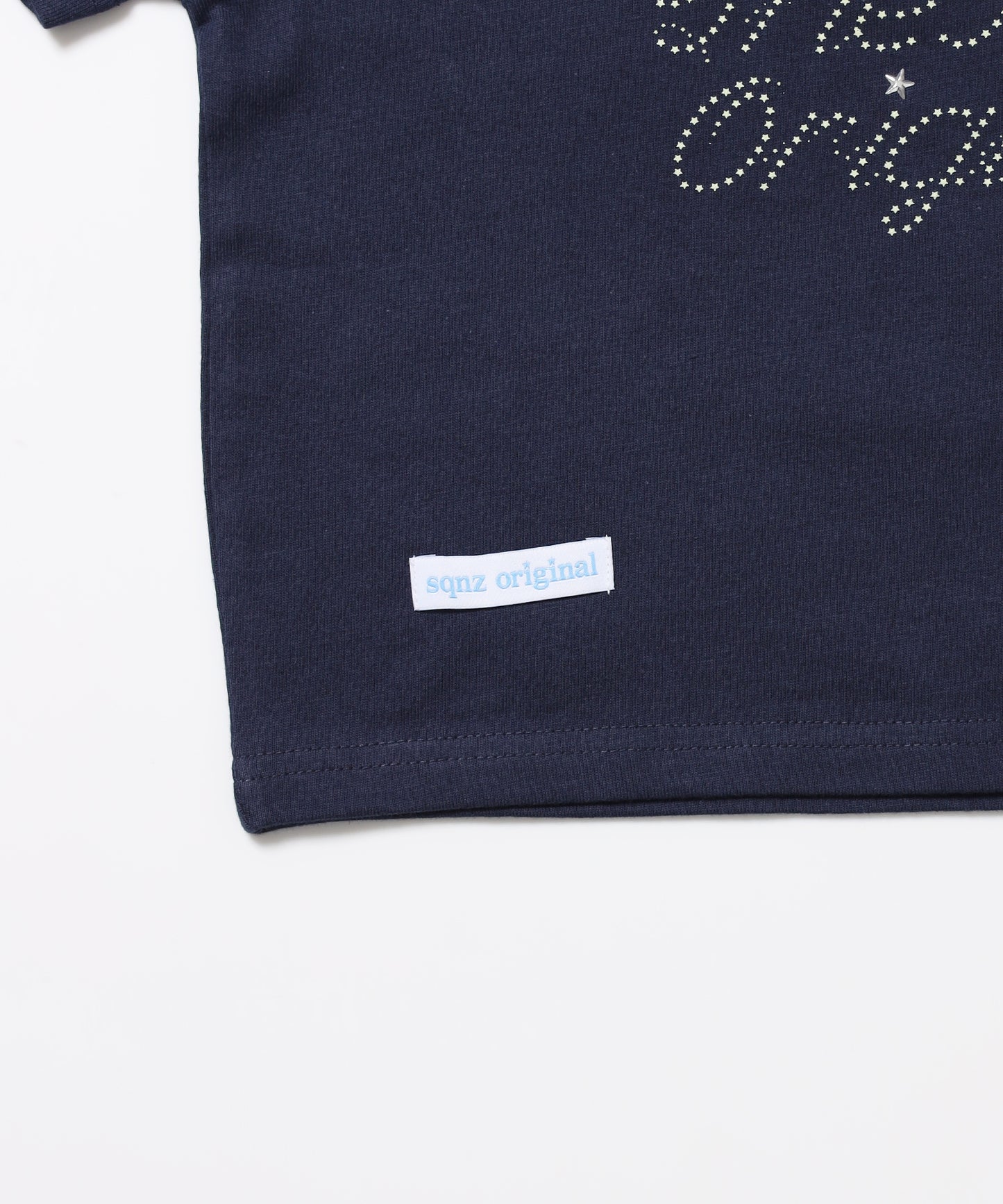 ※WEB限定 / スタッズ / アニマル発砲プリントTシャツ / sqnz star bambi pt tee ネイビー