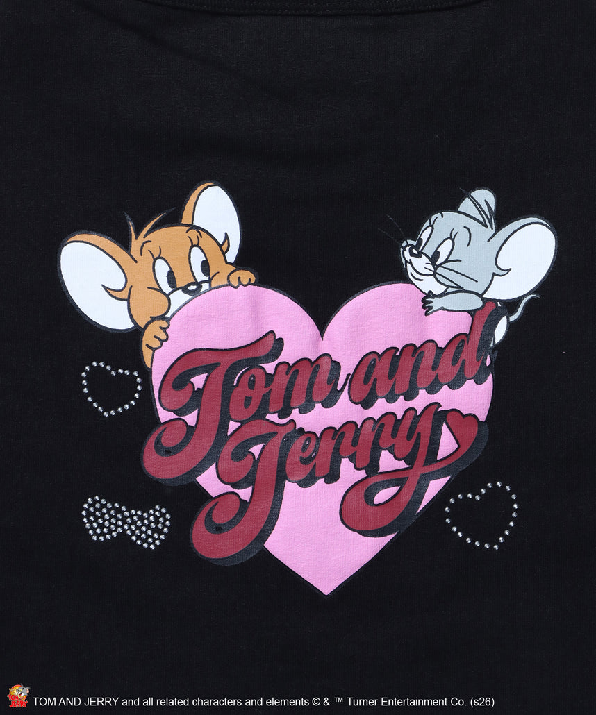 Tシャツ(半袖+袖なし) meer. HEART SLEEVELESS KNIT Hanes（ヘインズ） グレー ノースリーブ スリーブレス 袖なし Tシャツ