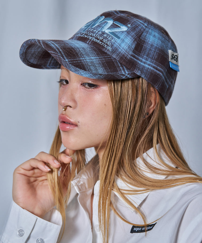 ※WEB限定 / ロゴ刺繍キャップ / sqnz logo cap 柄81