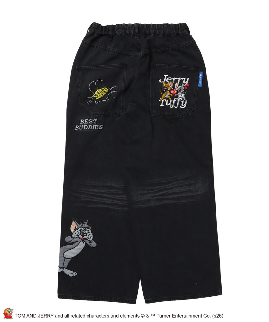 SEQUENZ（シークエンズ）】TJ JERRY AND TUFFY LOOSE DENIM / トムと