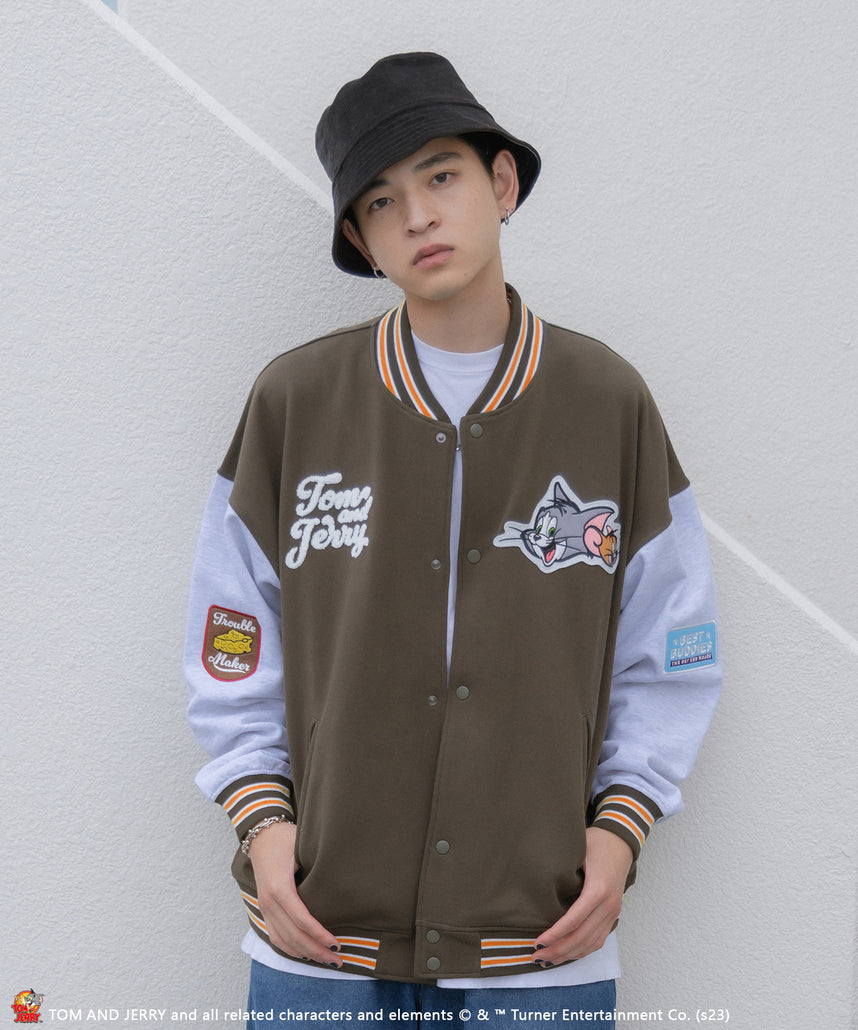 SEQUENZシークエンズ】 TOM and JERRY CLASSIC STADIUM JACKET / トム