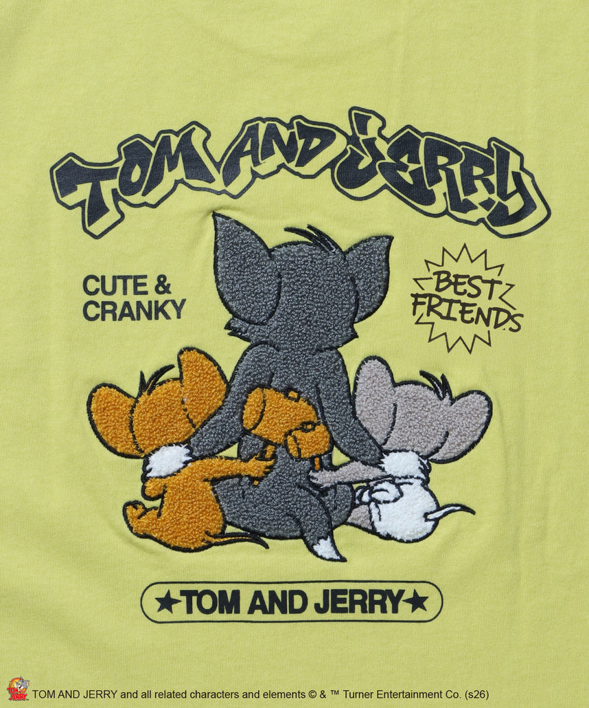 SEQUENZ（シークエンズ）】TJ BEST FRIENDS! EMB. TEE / トムと