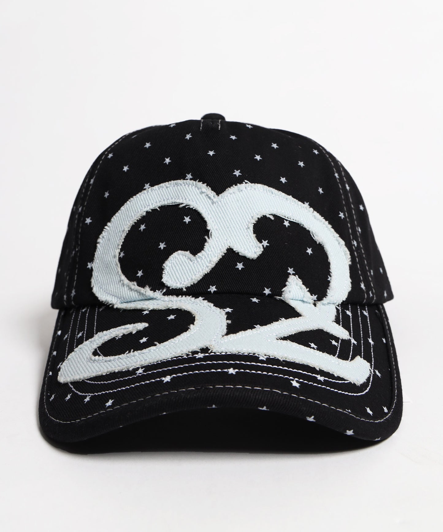 ※WEB限定 / ワッペン / またぎデザインキャップ /sqnz logo applique stitch cap 柄81