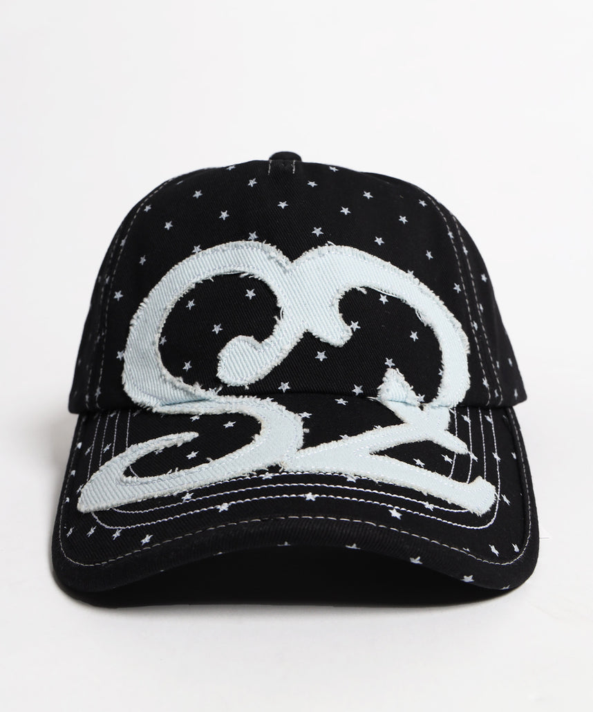 ※WEB限定 / ワッペン / またぎデザインキャップ /sqnz logo applique stitch cap 柄81