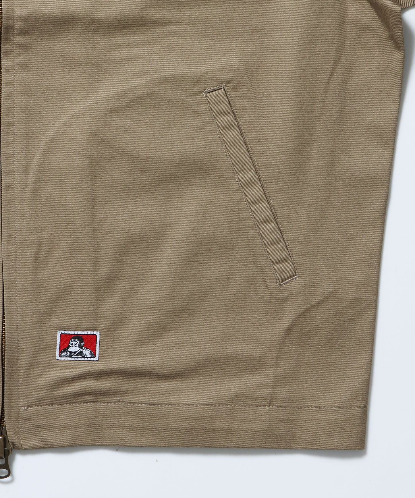 EISENHOWER LITE JACKET / ジャケット ツイル アジャスター ダブルジップ ワーク ワンポイント ベージュ