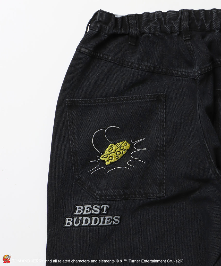 SEQUENZ（シークエンズ）】TJ JERRY AND TUFFY LOOSE DENIM / トムと