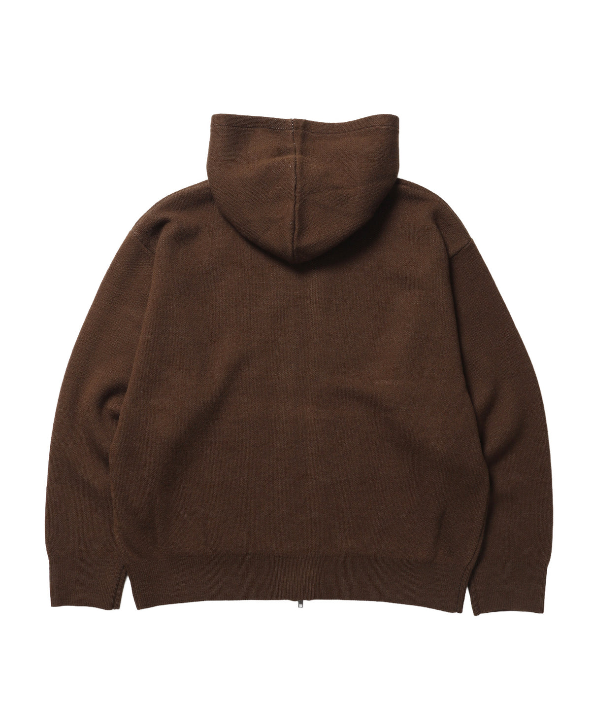 ※WEB限定 / ジャガードロゴ編みニットジップパーカー/ sqnzU 柄込みジップパーカー
