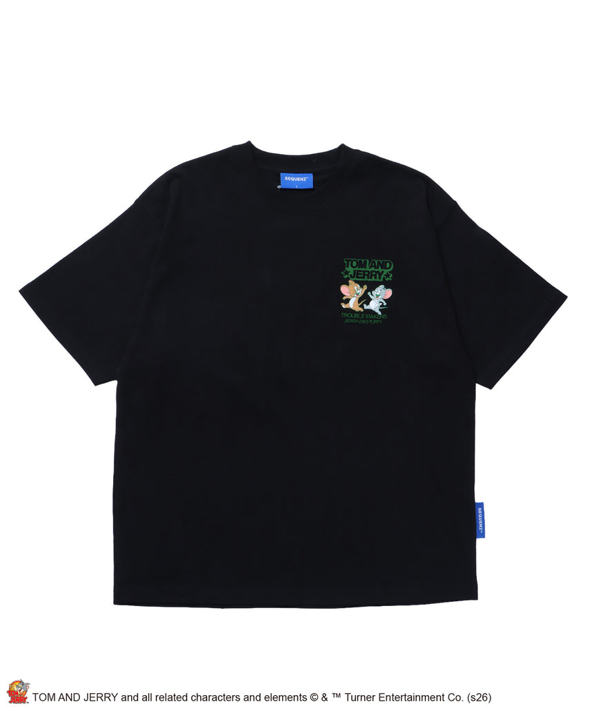SEQUENZ（シークエンズ）】TJ BEST FRIENDS! EMB. TEE / トムと