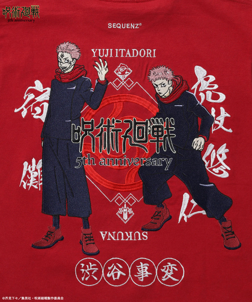 アニメ『呪術廻戦』5周年 渋谷事変 TEE レッド