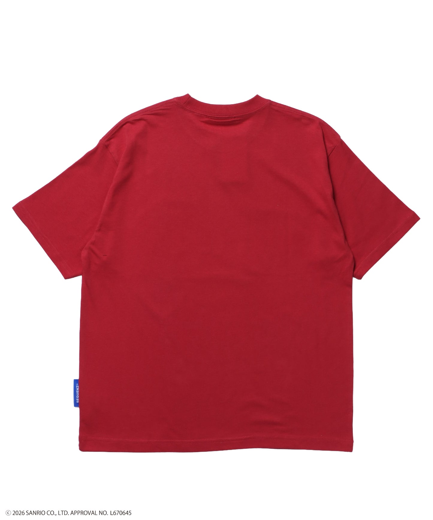 HK EYELET TEE / ハローキティ キティちゃん 半袖 クルーネック プリント ワンポイント ハトメ レッド