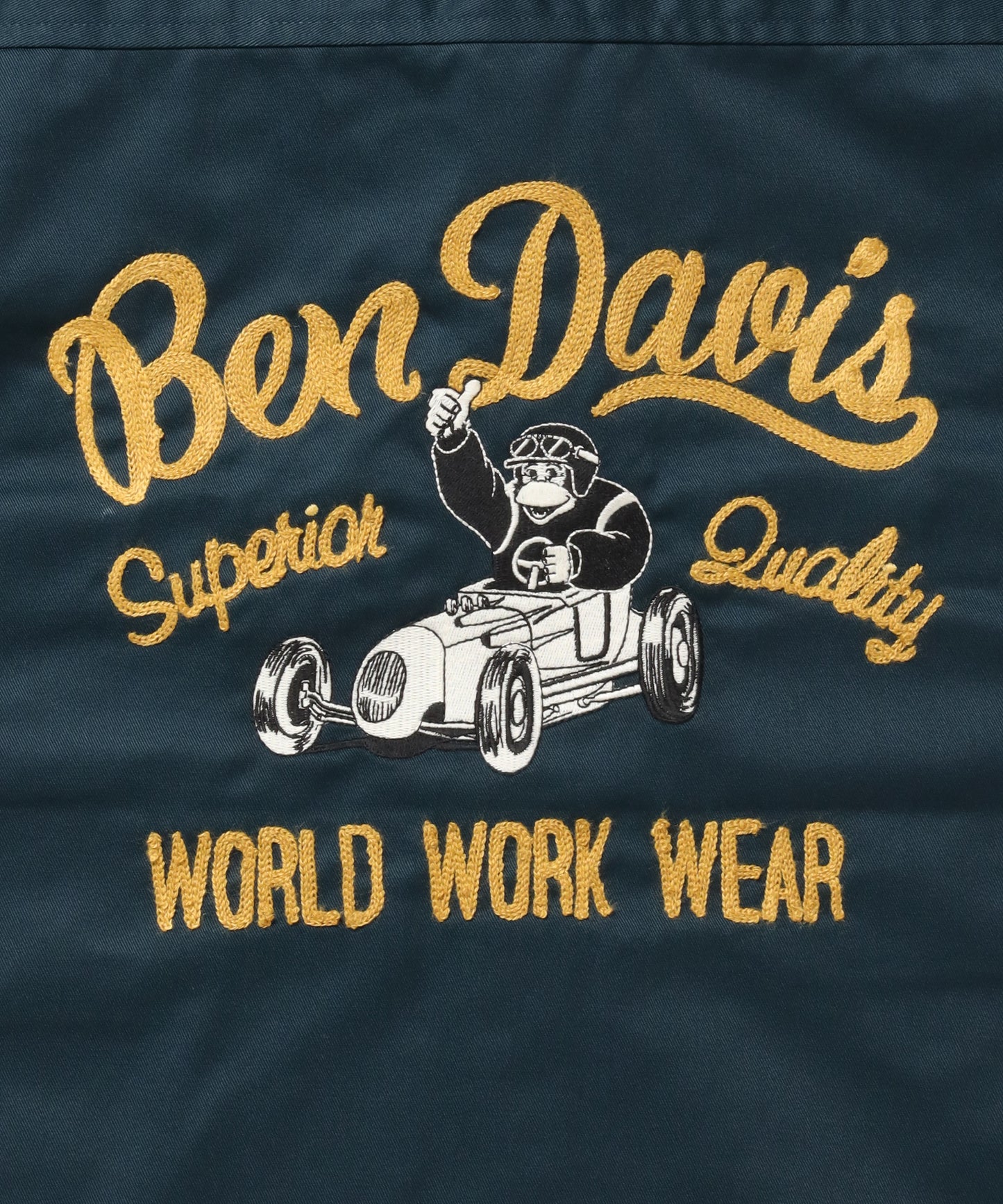 RACER S/S WORK SHIRT / 半袖 シャツ ワーク レギュラーカラー ボックスシルエット ダークグリーン