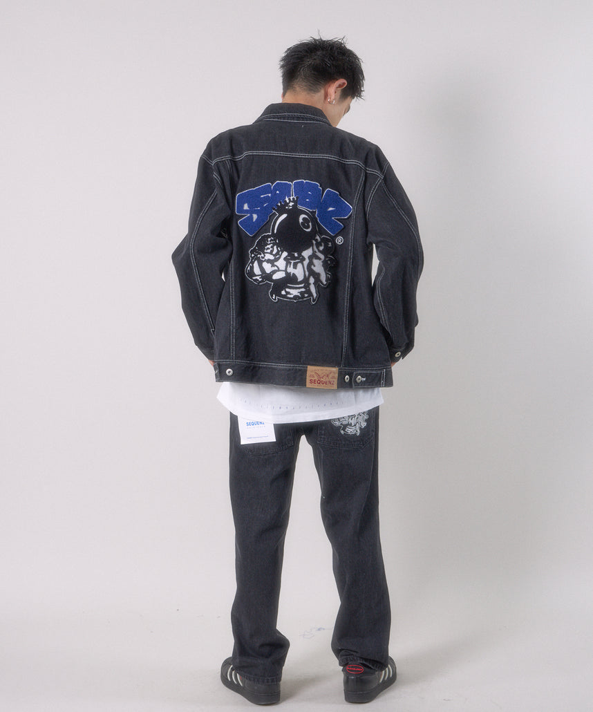 SEQUENZシークエンズ】 ANGELS DENIM JACKET / エイトボール サガラ