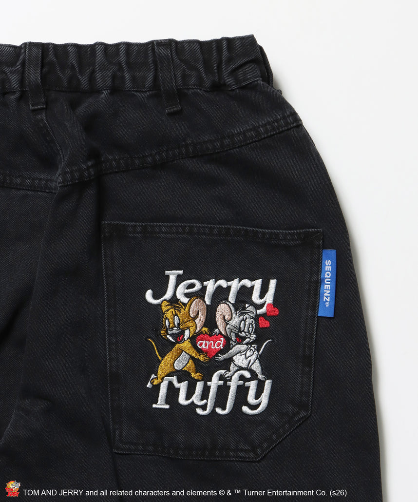 SEQUENZ（シークエンズ）】TJ JERRY AND TUFFY LOOSE DENIM / トムと