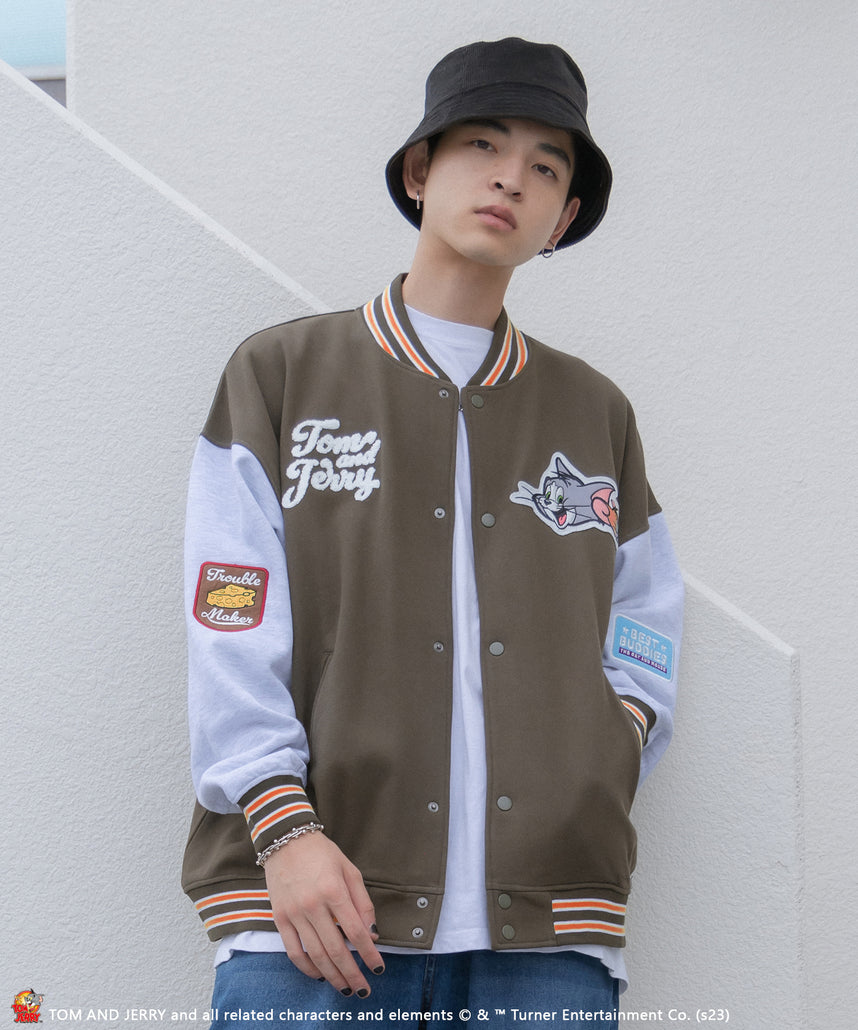 SEQUENZシークエンズ】 TOM and JERRY CLASSIC STADIUM JACKET / トム