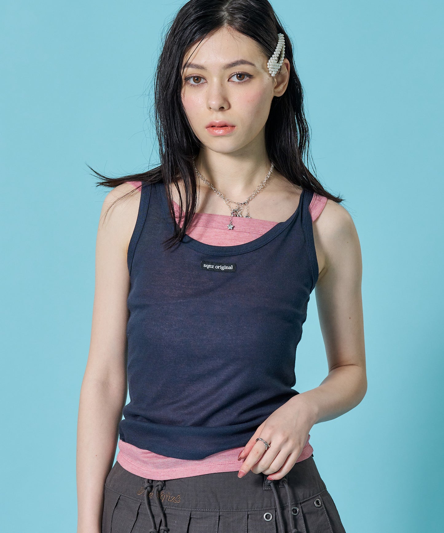 モデル：H163 Size:S ネイビー