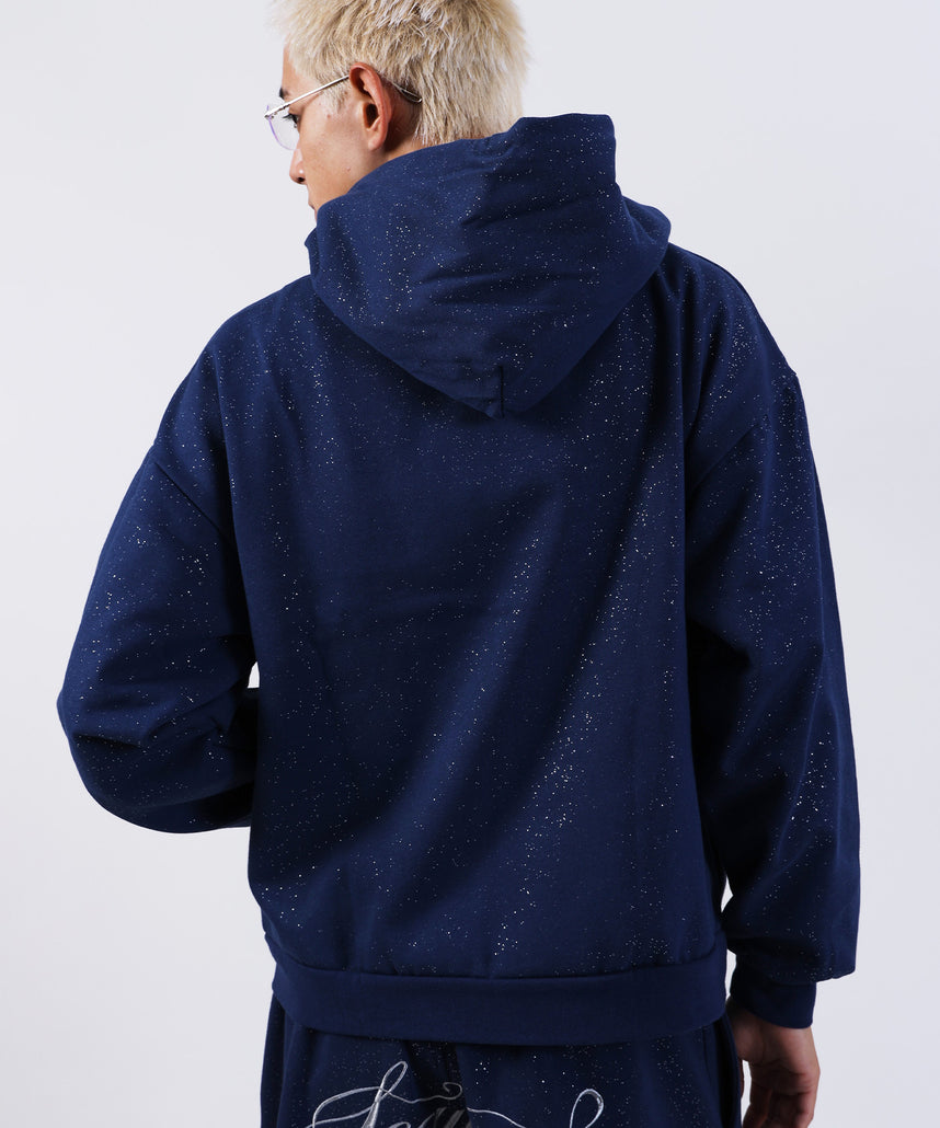510happy ページ SEQUENZ（シークエンズ）】SQNZ LOGO GLITTER ZIP P/K / ジップ