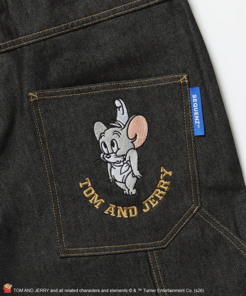 SEQUENZ（シークエンズ）】TJ STREET SHORTS DENIM / トムとジェリー