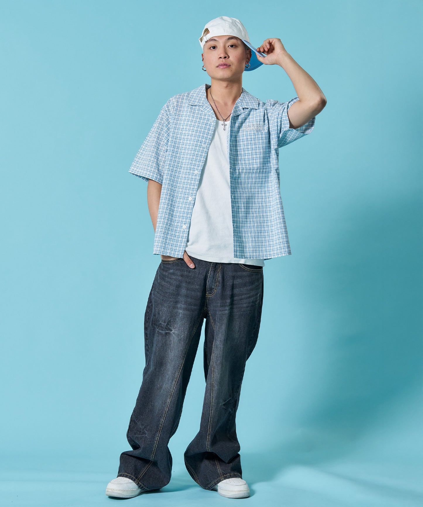 モデル：H178 Size:L ライトブルー