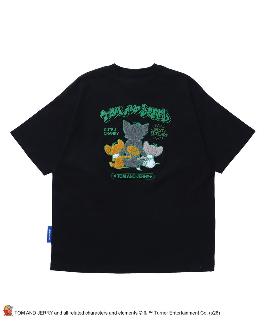 SEQUENZ（シークエンズ）】TJ BEST FRIENDS! EMB. TEE / トムと