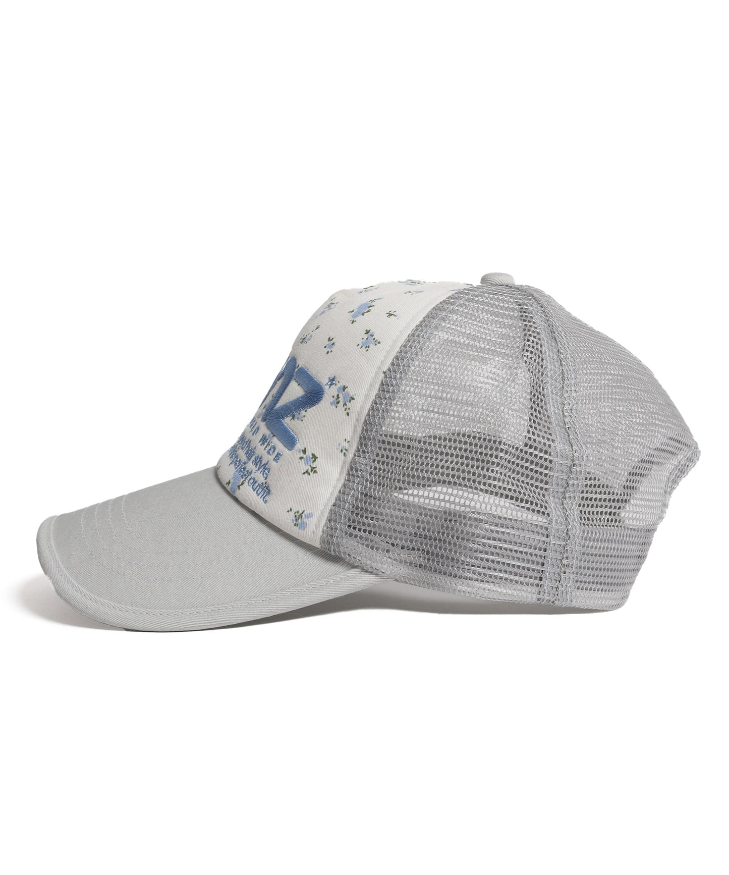 ※WEB限定 / 刺繍 / メッシュキャップ / sqnz mesh logo cap ライトグレー