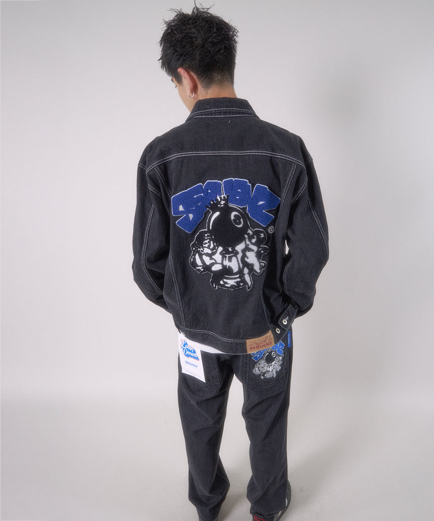 SEQUENZシークエンズ】 ANGELS DENIM JACKET / エイトボール サガラ