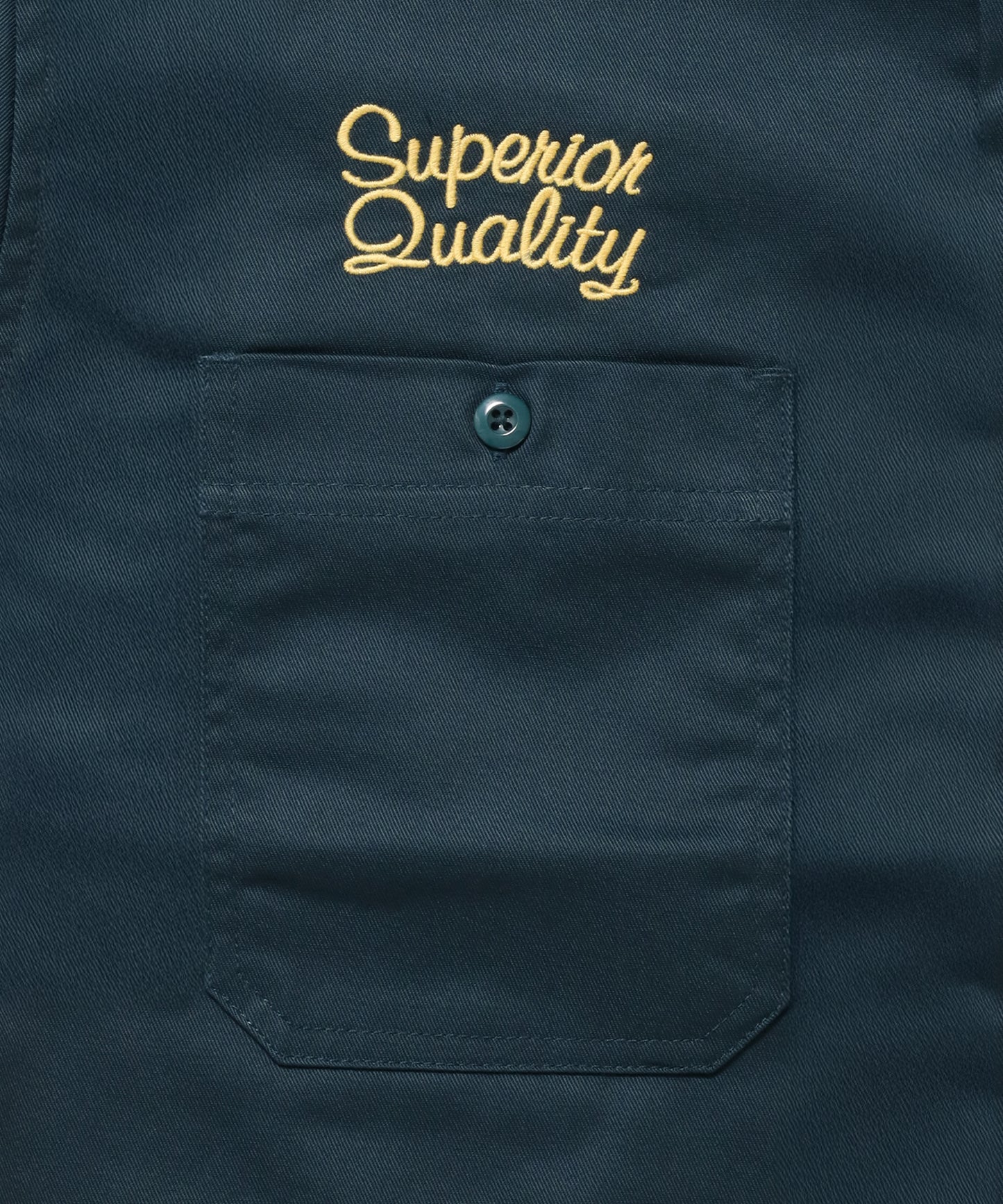 RACER S/S WORK SHIRT / 半袖 シャツ ワーク レギュラーカラー ボックスシルエット ダークグリーン