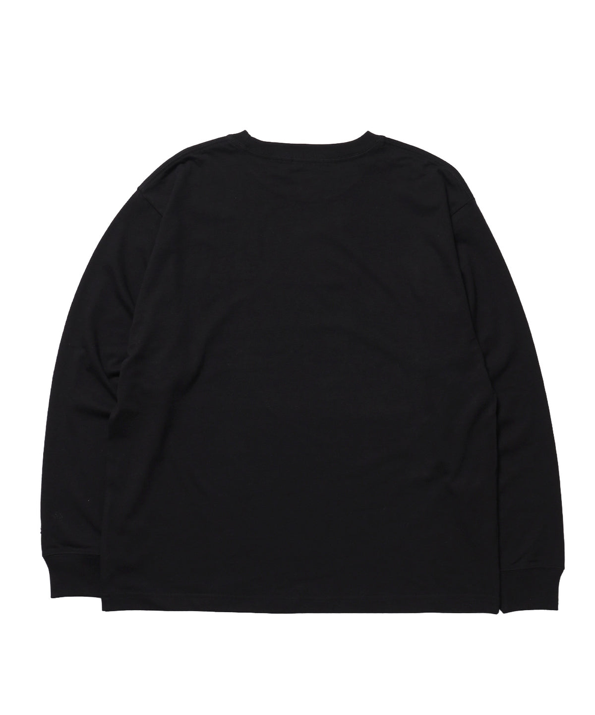 ※WEB限定 / サークルハート刺繍ロンT/sqnzU basic logo l/s tee ブラック