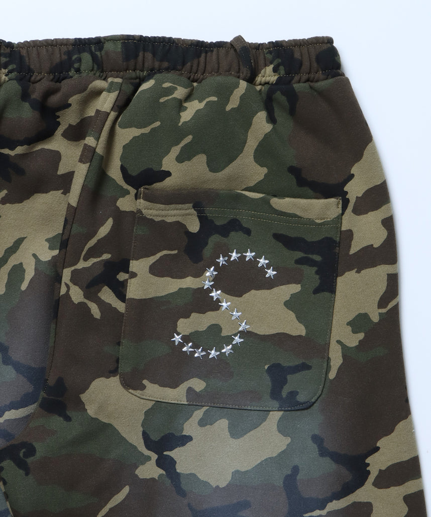 sqnz fade sweat pants / スウェット パンツ 加工 ハトメ スタッズ 裏起毛≪SET UP着用可能≫ 柄80