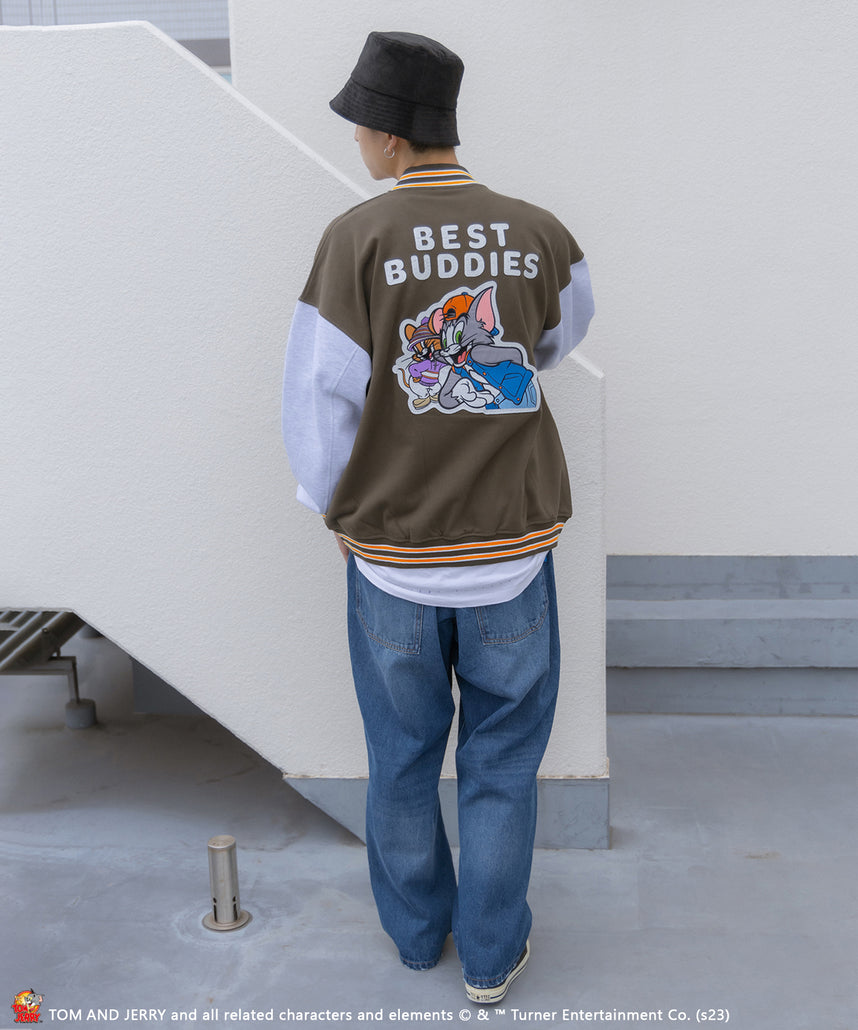 SEQUENZシークエンズ】 TOM and JERRY CLASSIC STADIUM JACKET / トム