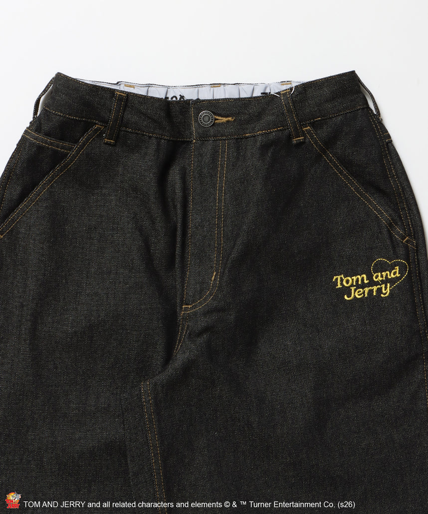 SEQUENZ（シークエンズ）】TJ JERRY AND TUFFY LOOSE DENIM / トムと