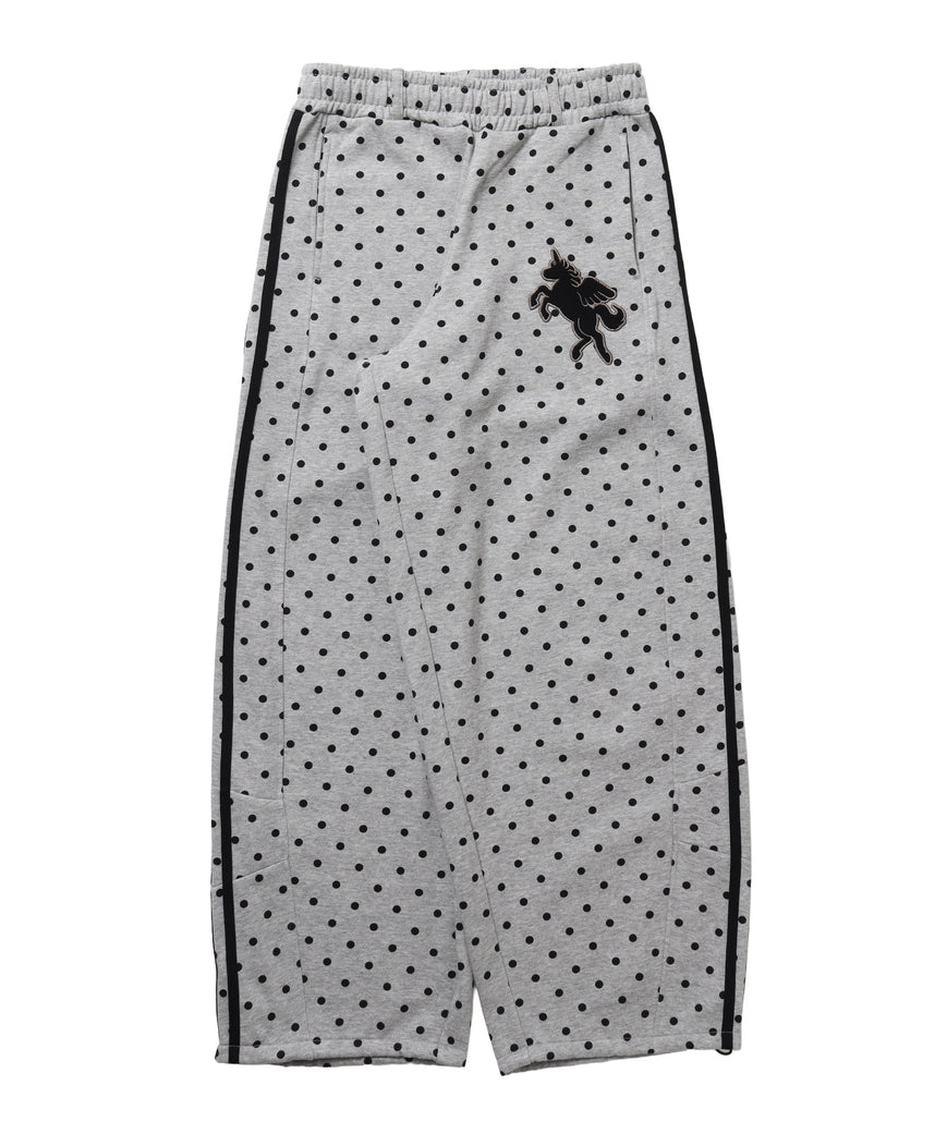 ※WEB限定 / ユニコーンワッペン刺繍トラックパンツ / sqnzU horse track pants 柄81