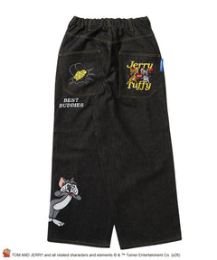 ドイツ シュパングダーレム空軍基地 消防士 Tシャツ 短パン 2点 SEQUENZ（シークエンズ）】TJ JERRY AND TUFFY LOOSE DENIM / トムと