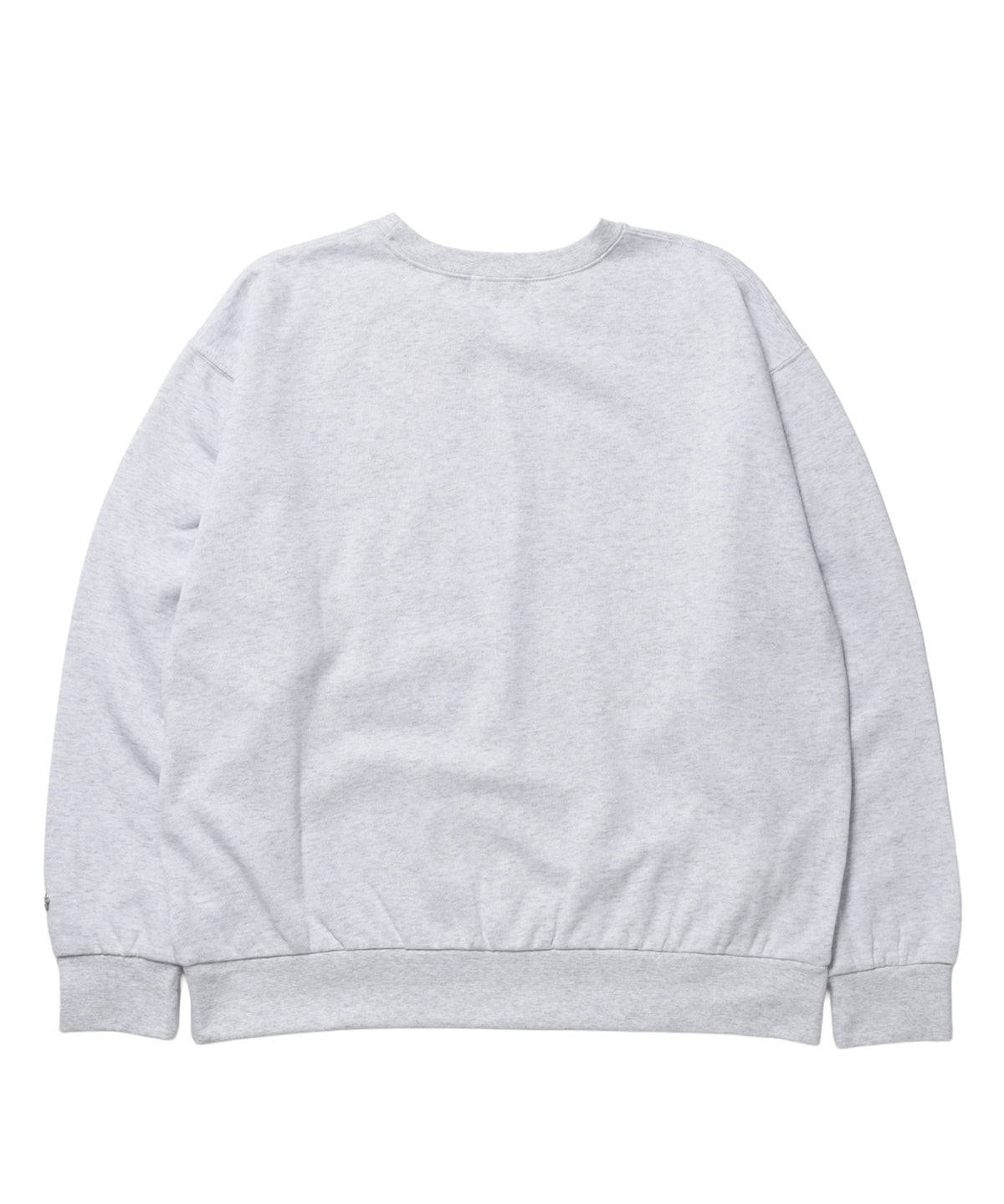 ※WEB限定  サークルハート刺繍裏起毛スウェット / sqnzU basic logo c/n アッシュグレー