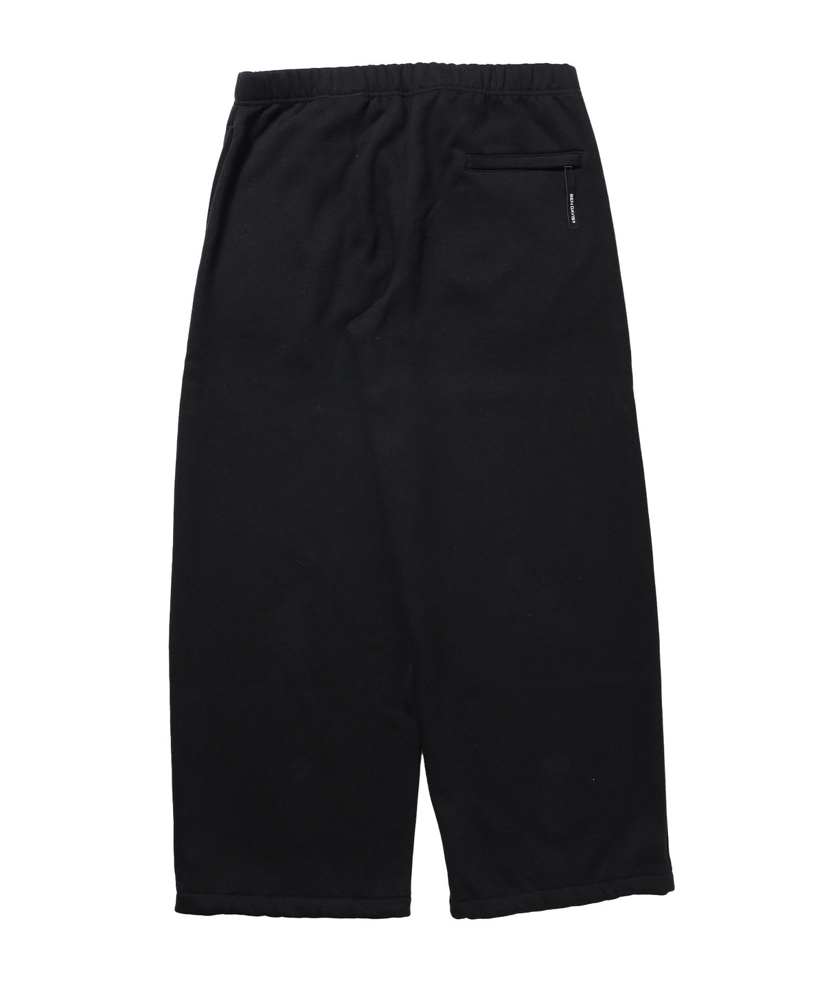 WIDE CURVE SWEAT PANTS / スウェットパンツ ワイドシルエット ルーズ ユニセックス ブラック