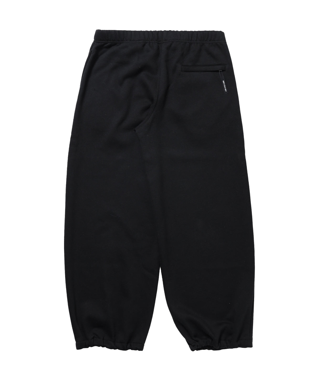 WIDE CURVE SWEAT PANTS / スウェットパンツ ワイドシルエット ルーズ ユニセックス ブラック