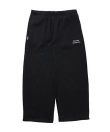 WIDE CURVE SWEAT PANTS / スウェットパンツ ワイドシルエット ルーズ ユニセックス ブラック