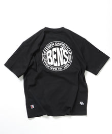 CIRCLE BEN‘S TEE / サークルロゴ Tシャツ 刺繍 半袖 シンプルロゴ ブラック