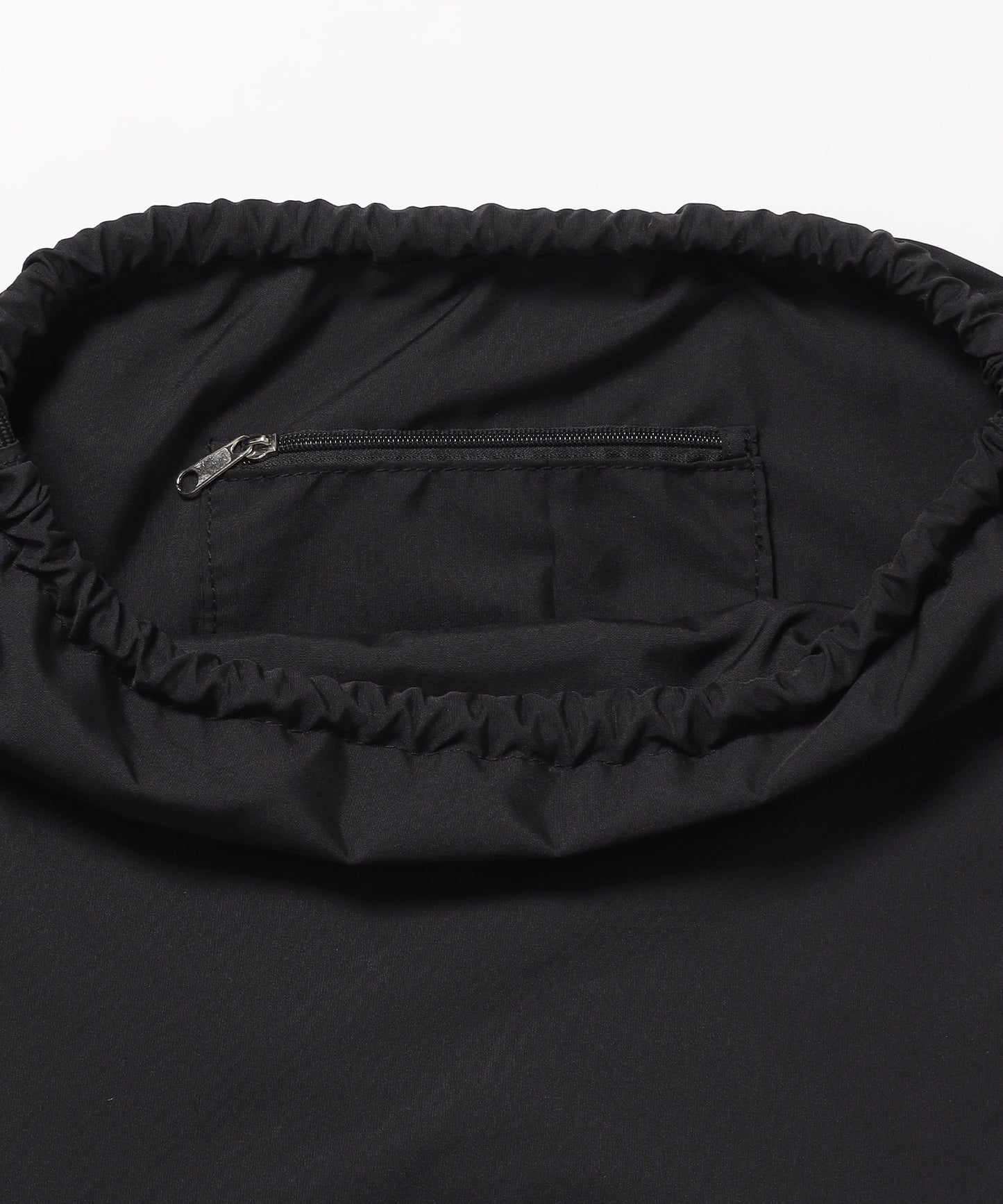 ≪予約商品≫※WEB限定 / 2WAY仕様 /チェックジップナップサック /sqnz zip knapsack ブラック