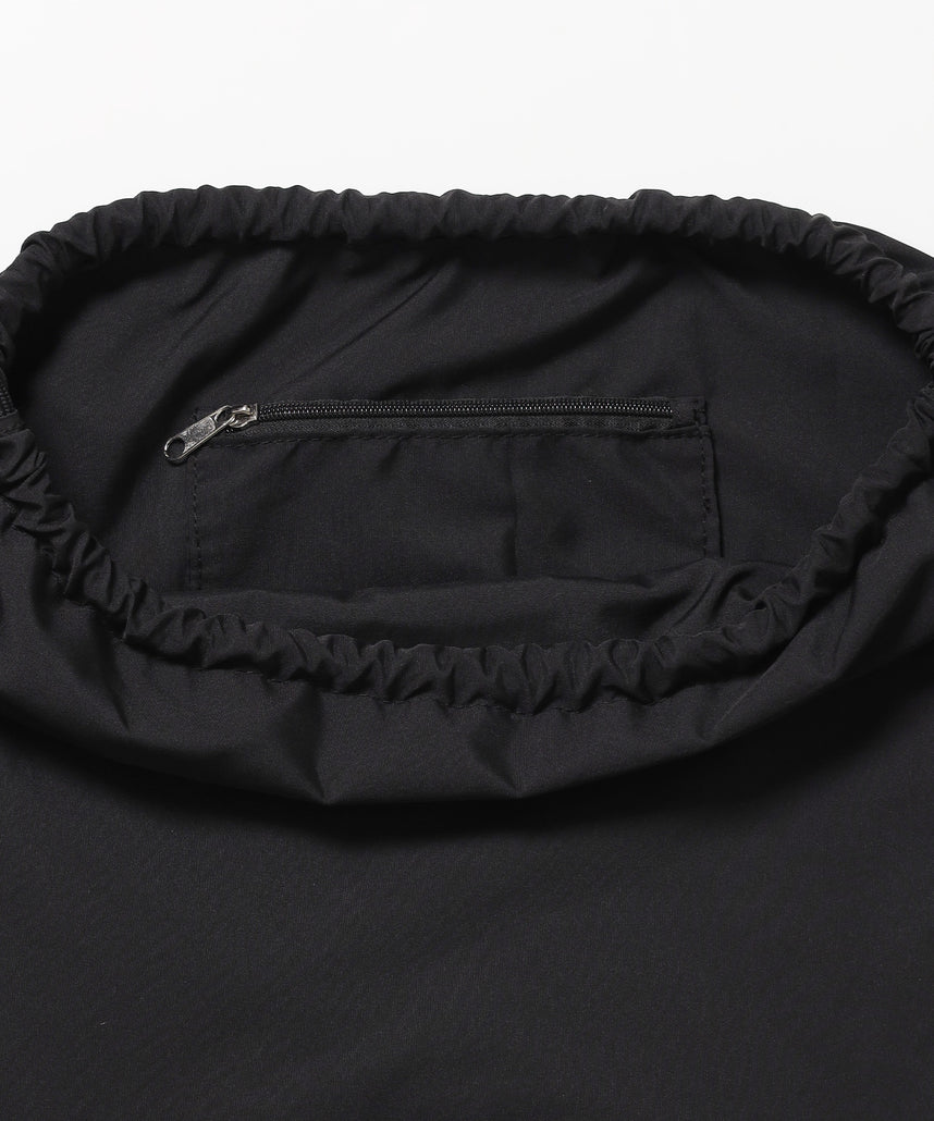 ≪予約商品≫※WEB限定 / 2WAY仕様 /チェックジップナップサック /sqnz zip knapsack ブラック