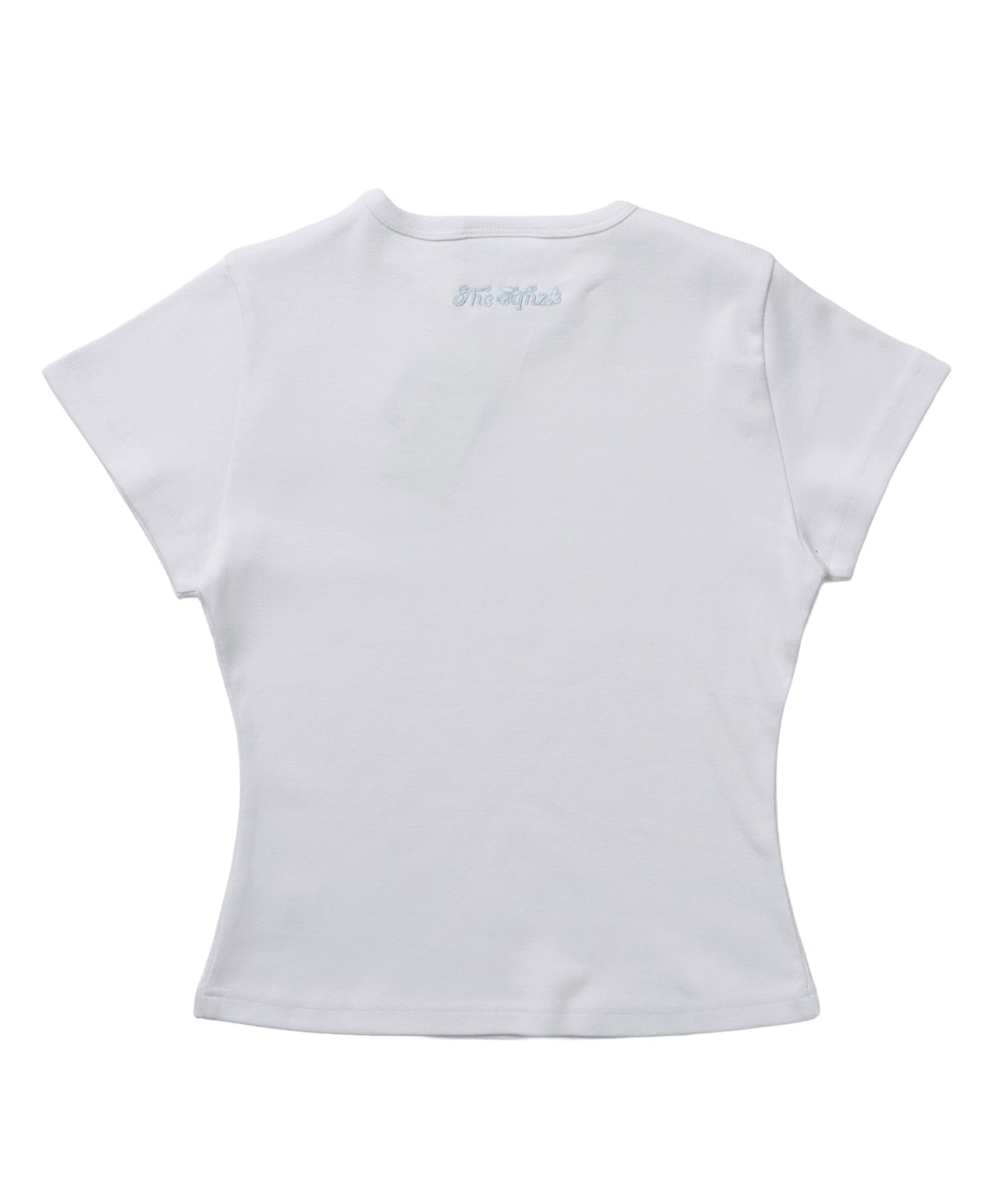 ※WEB限定  / レディースワンポイントロゴ半袖Tシャツ / sqnz logo compact tee ホワイト