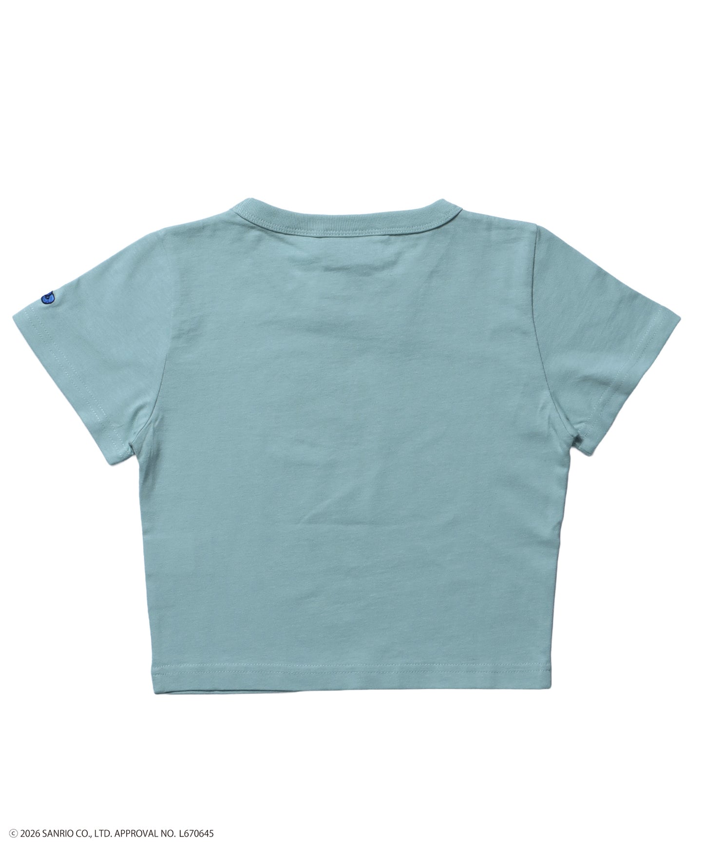 HK I LOVE “KI”TEE / ハローキティ キティちゃん 半袖 クルーネック プリント ワンポイント グリーン